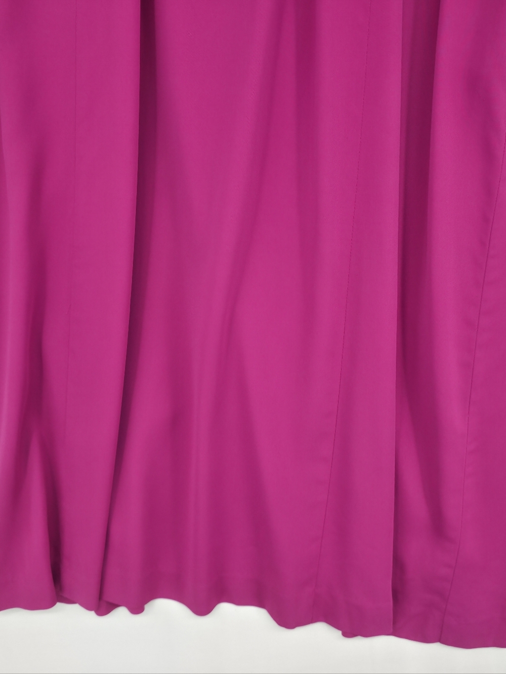 Boden Fuchsia Pleated Midi Dress Fit & Flare Short Sleeve Tailored Size 14 - Picture 10 of 16